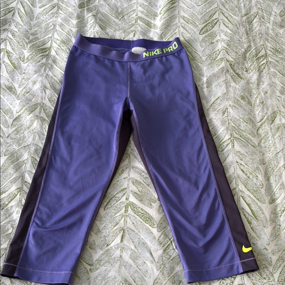 Nike Pro Purple and brown Leggings